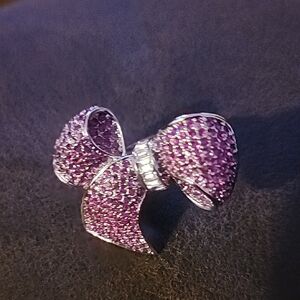 Elegant Park Lane Pink Hope Ring Size 7